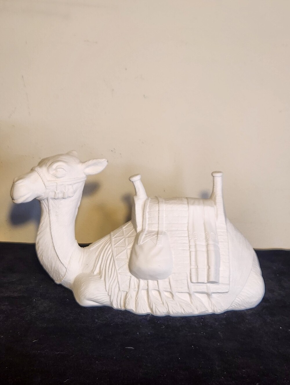 Vtg Ready To Paint Ceramic Bisque Nativity Camel Diy Christmas Ceramic Camel
